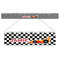 Checkers & Racecars Plastic Ruler - 12" - PARENT MAIN