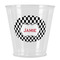 Checkers & Racecars Plastic Shot Glasses - Front/Main