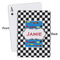 Checkers & Racecars Playing Cards - Approval