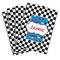 Checkers & Racecars Playing Cards - Hand Back View