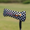 Checkers & Racecars Putter Cover - On Putter