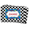 Checkers & Racecars Rectangular Fridge Magnet - THREE