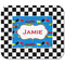 Checkers & Racecars Rectangular Mouse Pad - APPROVAL