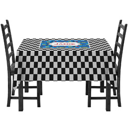 Checkers & Racecars Tablecloth (Personalized)