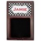 Checkers & Racecars Red Mahogany Sticky Note Holder - Flat