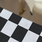 Checkers & Racecars Large Rope Tote - Close Up View