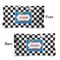 Checkers & Racecars Large Rope Tote - From & Back View