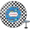 Checkers & Racecars Round Table Top