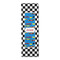 Checkers & Racecars Runner Rug - 2.5'x8' w/ Name or Text