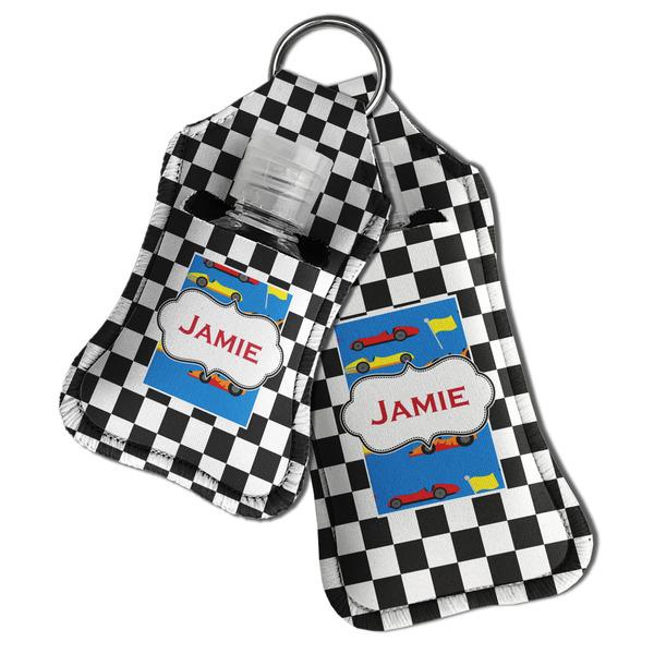 Checkers & Racecars Sanitizer Holder Keychain - Both in Case (PARENT)