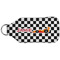 Checkers & Racecars Sanitizer Holder Keychain - Large (Back)