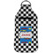 Checkers & Racecars Sanitizer Holder Keychain - Large (Front)