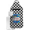 Checkers & Racecars Hand Sanitizer & Keychain Holder - Large (Personalized)