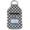 Checkers & Racecars Sanitizer Holder Keychain - Small (Front Flat)