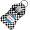Checkers & Racecars Sanitizer Holder Keychain - Small in Case
