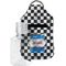 Checkers & Racecars Sanitizer Holder Keychain - Small with Case