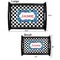 Checkers & Racecars Serving Tray Black Sizes