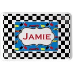Checkers & Racecars Serving Tray (Personalized)
