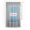 Checkers & Racecars Sheer Curtain - 50"x84" (Personalized)