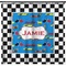 Checkers & Racecars Shower Curtain (Personalized) (Non-Approval)