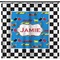 Checkers & Racecars Shower Curtain - Custom Size (Personalized)