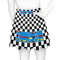 Checkers & Racecars Skater Skirt - Back