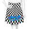 Checkers & Racecars Skater Skirt - Front