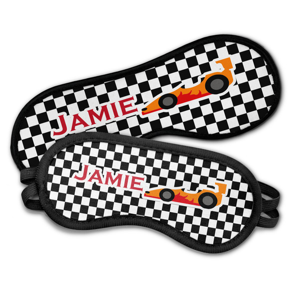 Checkers & Racecars Sleeping Eye Masks - PARENT