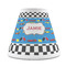 Checkers & Racecars Small Chandelier Lamp - FRONT