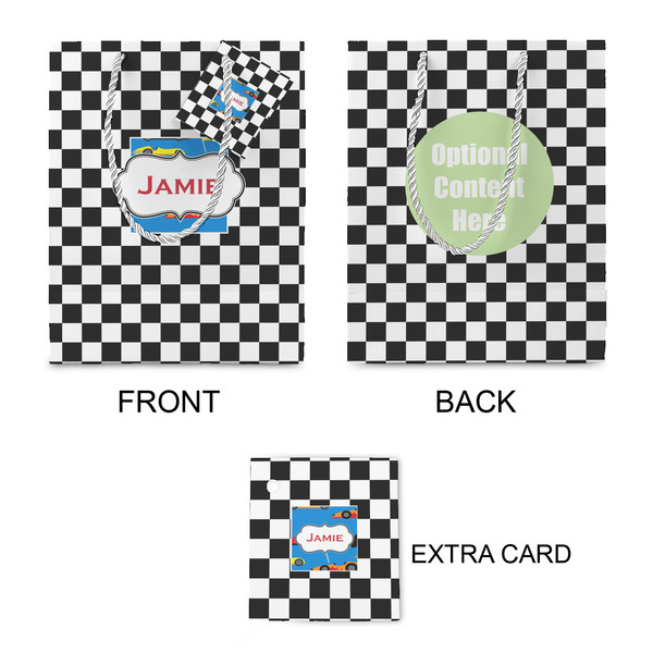 Checkers & Racecars Small Gift Bag - Approval