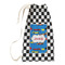 Checkers & Racecars Laundry Bags - Small (Personalized)