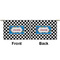 Checkers & Racecars Small Zipper Pouch Approval (Front and Back)