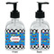 Checkers & Racecars Glass Soap/Lotion Dispenser - Approval