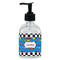 Checkers & Racecars Soap/Lotion Dispenser (Glass)