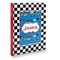 Checkers & Racecars Softbound Notebook - 5.75" x 8" (Personalized)