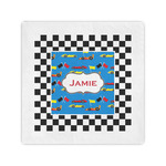 Checkers & Racecars Cocktail Napkins (Personalized)