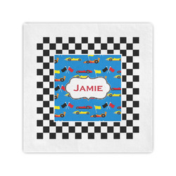 Checkers & Racecars Cocktail Napkins (Personalized)