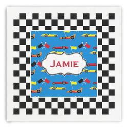 Checkers & Racecars Paper Dinner Napkins (Personalized)