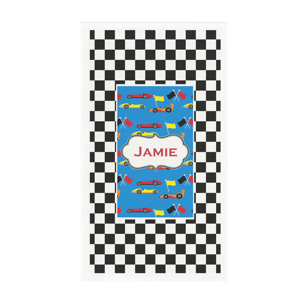 Custom Checkers & Racecars Guest Towels - Full Color - Standard (Personalized)