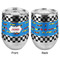 Checkers & Racecars Stemless Wine Tumbler - Full Print - Approval