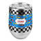 Checkers & Racecars Stemless Wine Tumbler - Full Print - Front/Main
