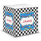 Checkers & Racecars Note Cube