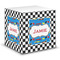 Checkers & Racecars Sticky Note Cube (Personalized)