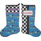 Checkers & Racecars Stocking - Double-Sided - Approval