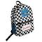Checkers & Racecars Student Backpack Front