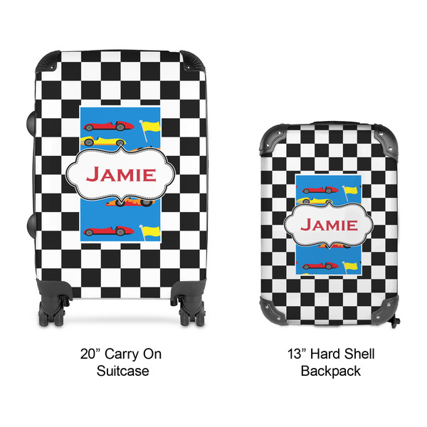 Checkers & Racecars Suitcase Set 4 - APPROVAL