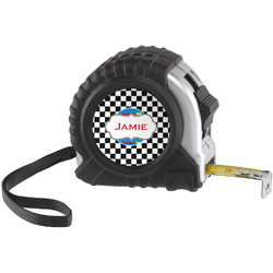 Checkers & Racecars Tape Measure (Personalized)