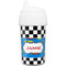 Checkers & Racecars Toddler Sippy Cup (Personalized)
