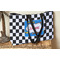 Checkers & Racecars Tote w/Black Handles - Lifestyle View
