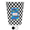 Checkers & Racecars Trash Can Aggregate